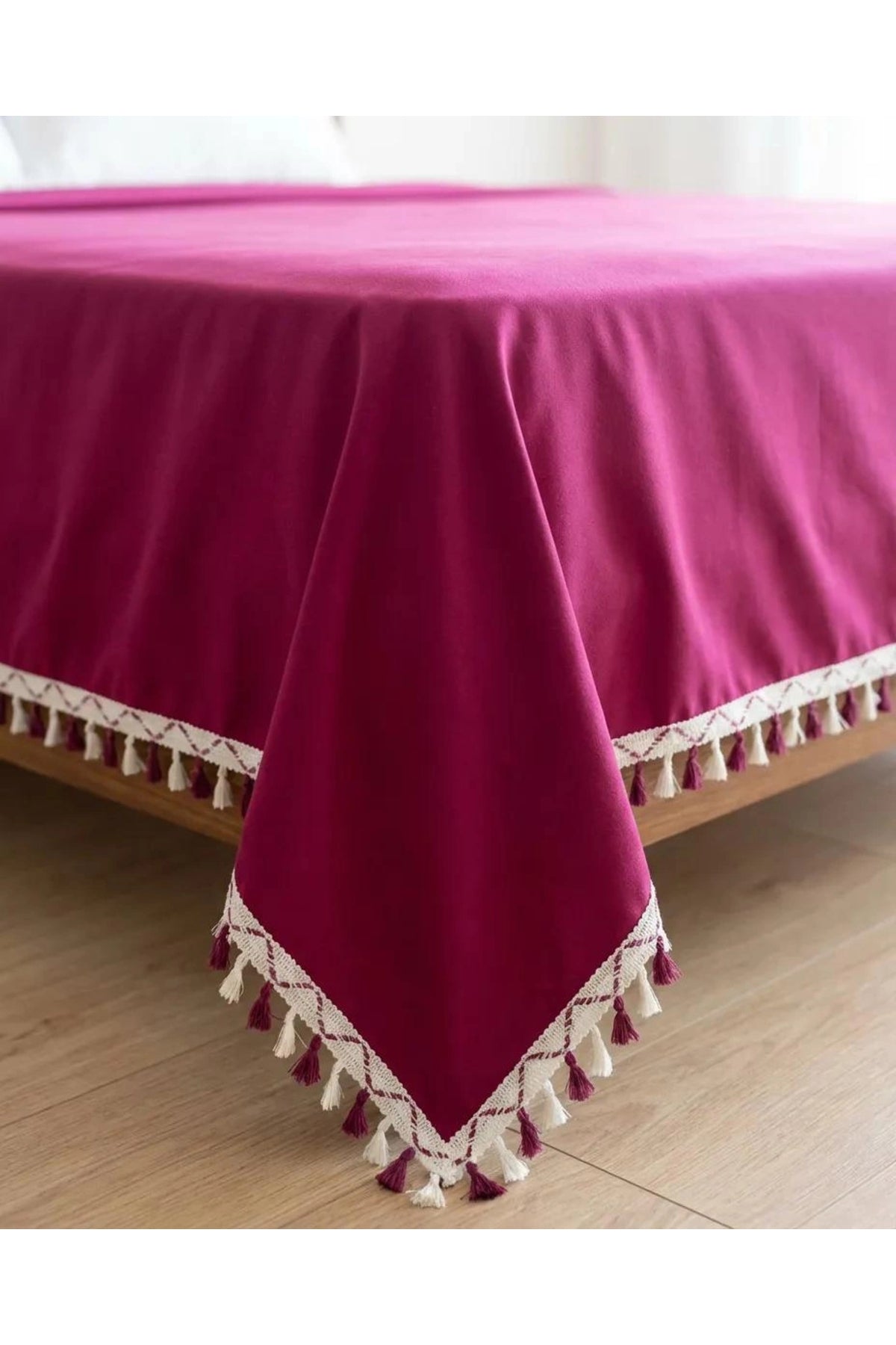 NDC HOME Çift Kişilik Yatak Örtüsü 200 x 230 cm - Bordo