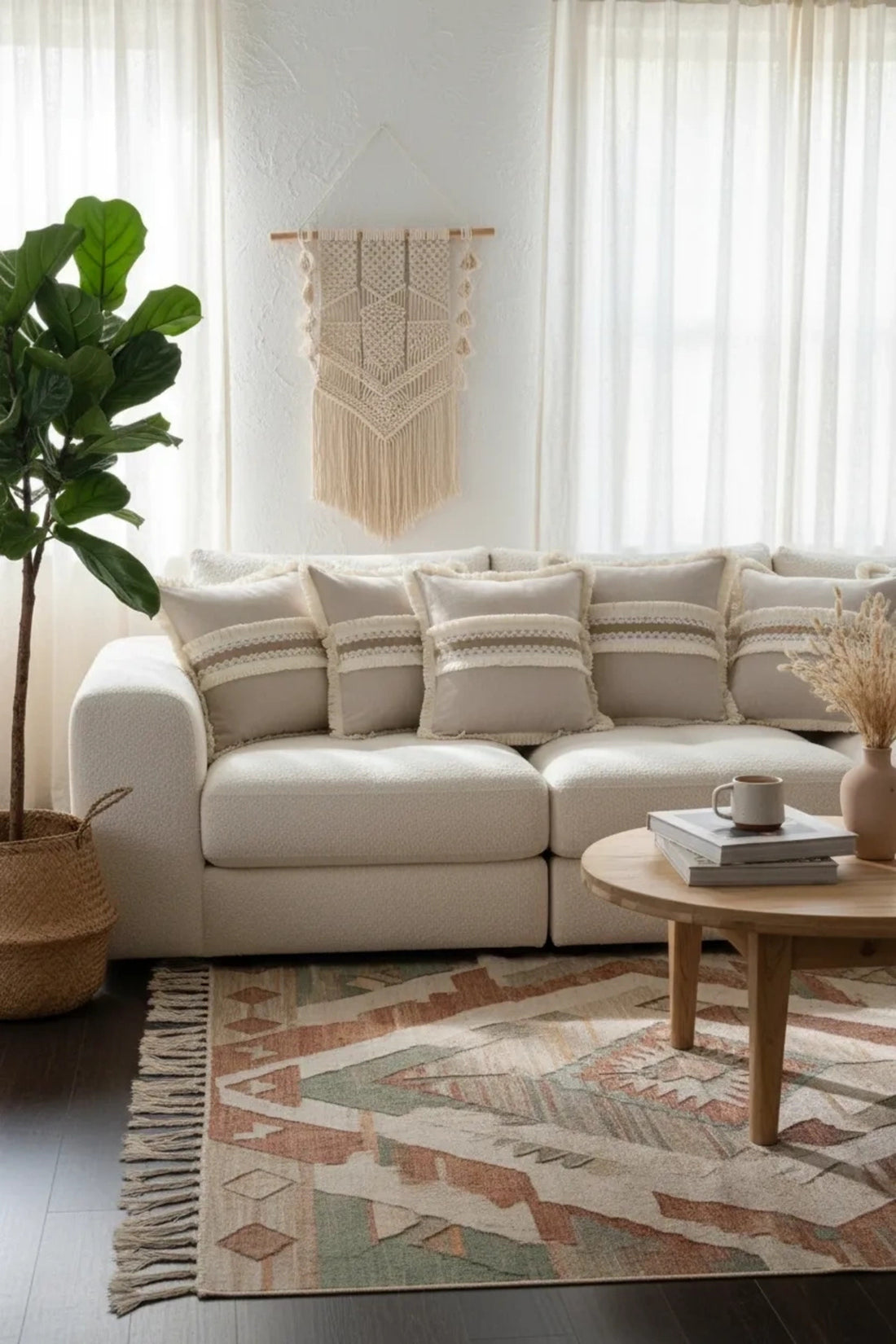 NDC HOME Keten Bej Kalın Dantel Kırlent 2 Adet Kırlent Kılıfı(43 X 43)