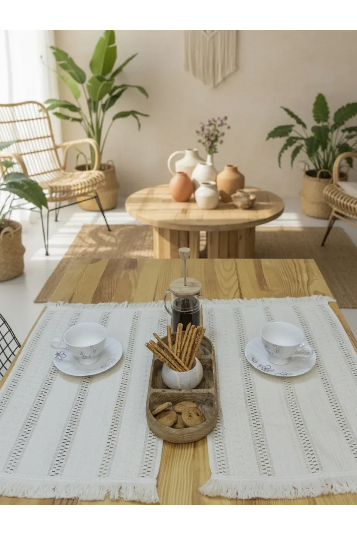 NDC HOME Örme Ham Dantel Amerikan Servis 35x55