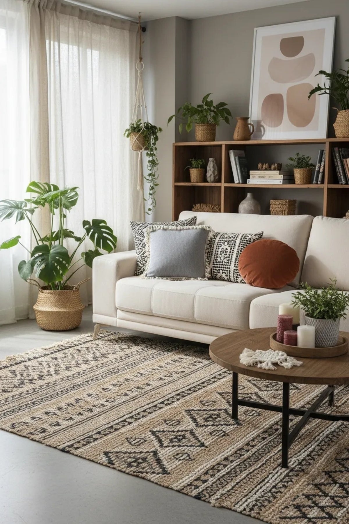 NDC HOME Gri Antrasit Ponponlu Kırlent43 X 43