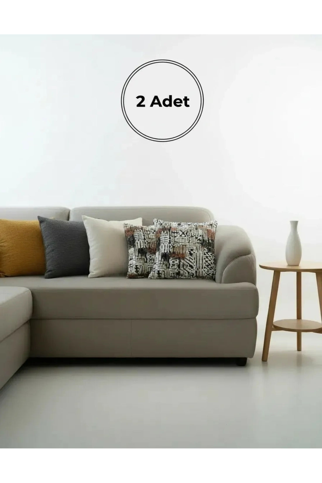 NDC HOME Etnik Desenli Dekoratif Kırlent – Modern Dokuma Tasarım 45 x 45 cm
