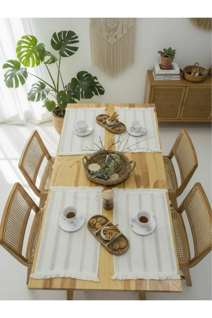 NDC HOME Örme Ham Dantel Amerikan Servis 35x55